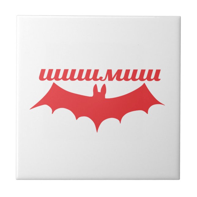 bat cyrillic ceramic tile (Front)