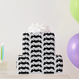 Bat Design Any Colour Background Wrapping Paper
