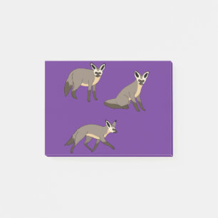 Bat Eared Foxes Post-it Notes