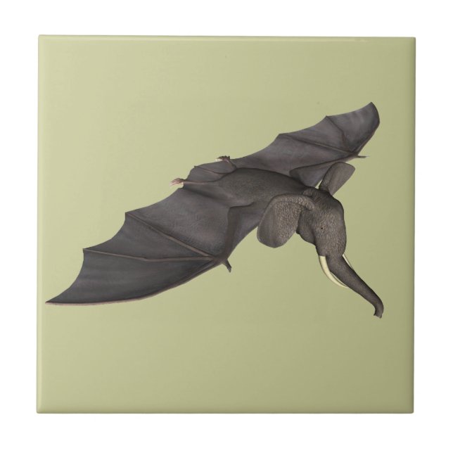 Bat Elephant Hybrid Tile (Front)