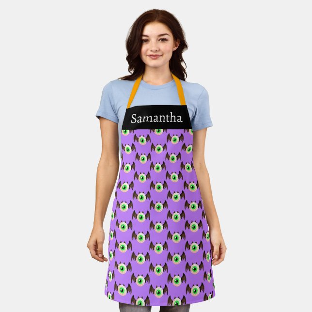 Bat Eyeball Apron (Worn)