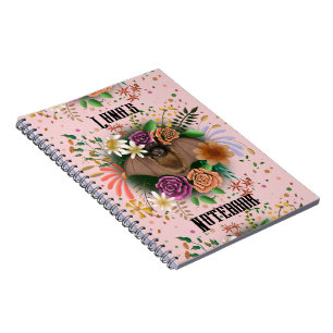 Bat Flowers Floral Botanical Notebook
