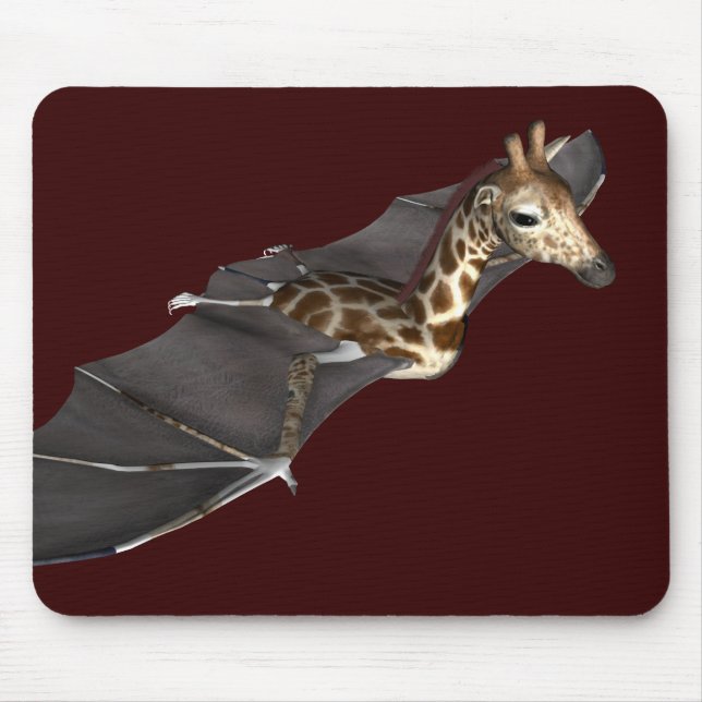 Bat Giraffe Hybrid Mouse Pad (Front)