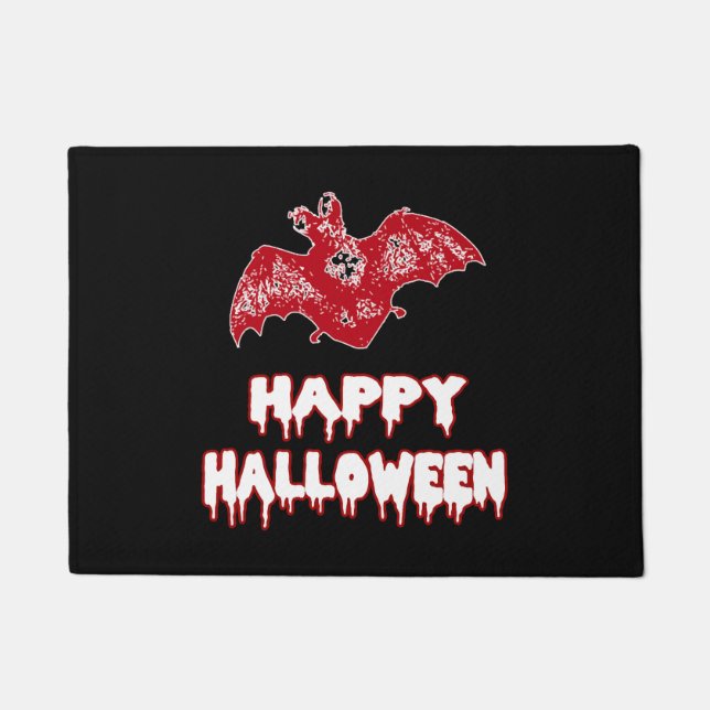 Bat Halloween Bat Costumes Doormat (Front)
