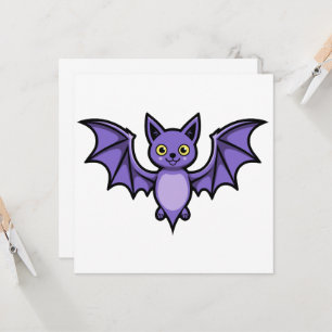 Bat - Halloween creature Invitation