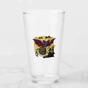 Bat Halloween Glass