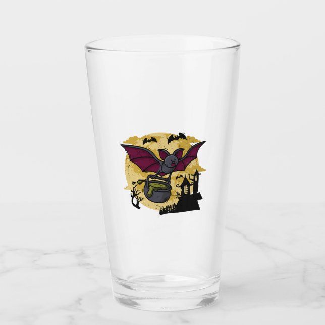 Bat Halloween Glass (Front)
