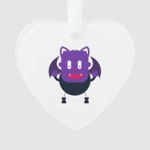 Bat halloween ornament