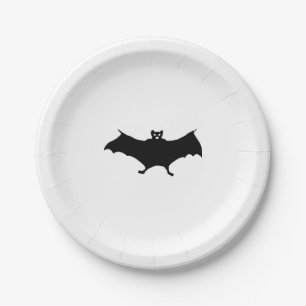 Bat Halloween Paper Plate
