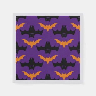 Bat Halloween Pattern Napkin