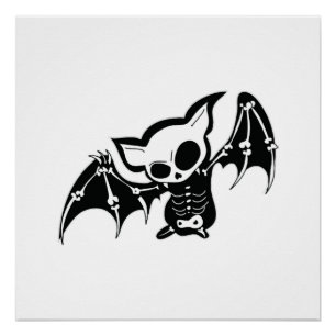 Bat Halloween Poster