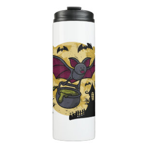 Bat Halloween Thermal Tumbler