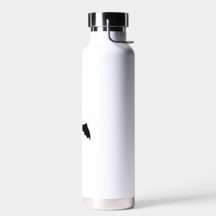 Bat halloween water bottle