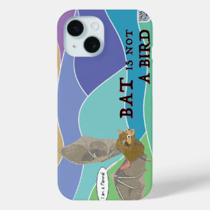 Bat is not a bird iPhone 15 case