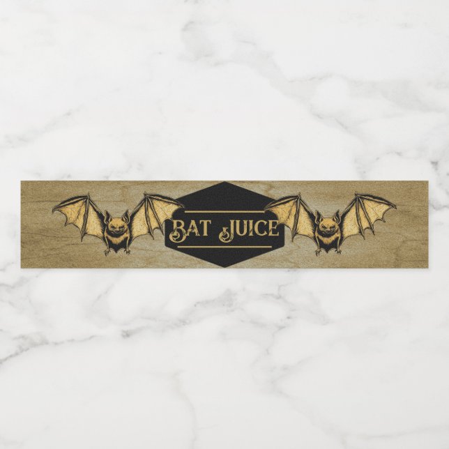 Bat Juice drinks label (Single Label)