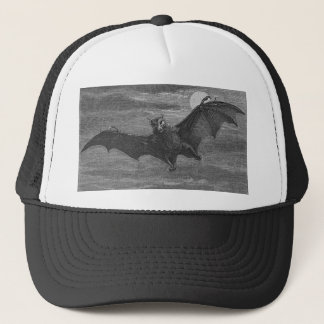 Bat Lithograph Trucker Hat