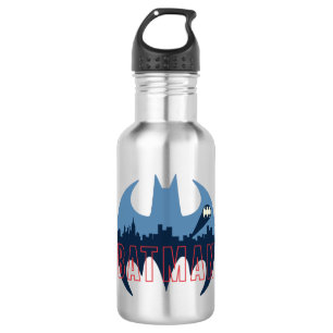 Bat Logo With Gotham & Bat Signal 532 Ml Water Bottle