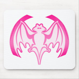Bat Magenta Inv The MUSEUM Zazzle Gifts Mouse Pad