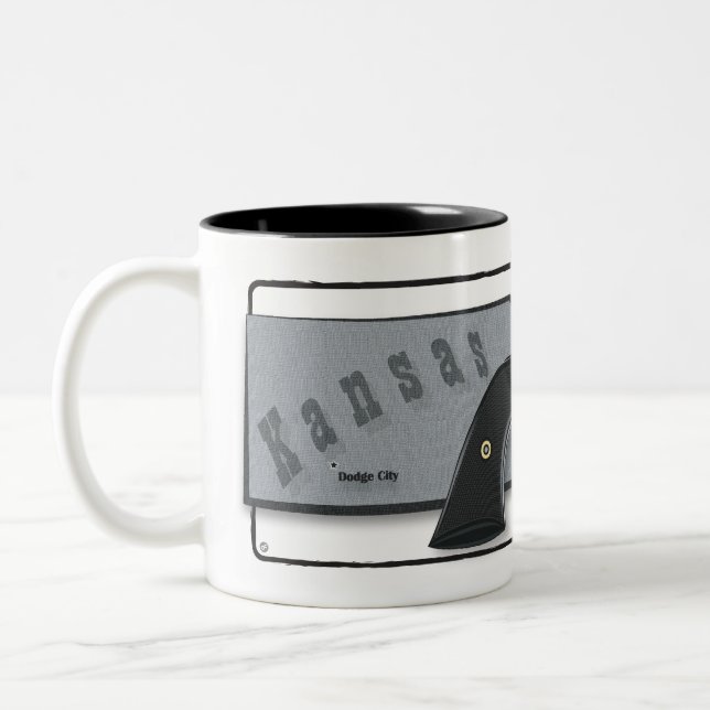 Bat Masterson Two-Tone Coffee Mug (Left)