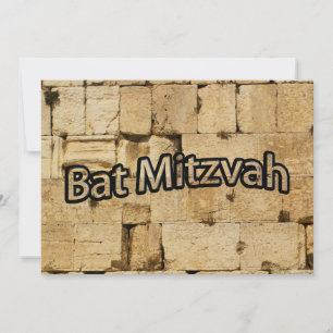 Bat Mitzvah Card