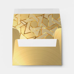 Bat Mitzvah Gold Star of David on Any Colour Envelopes