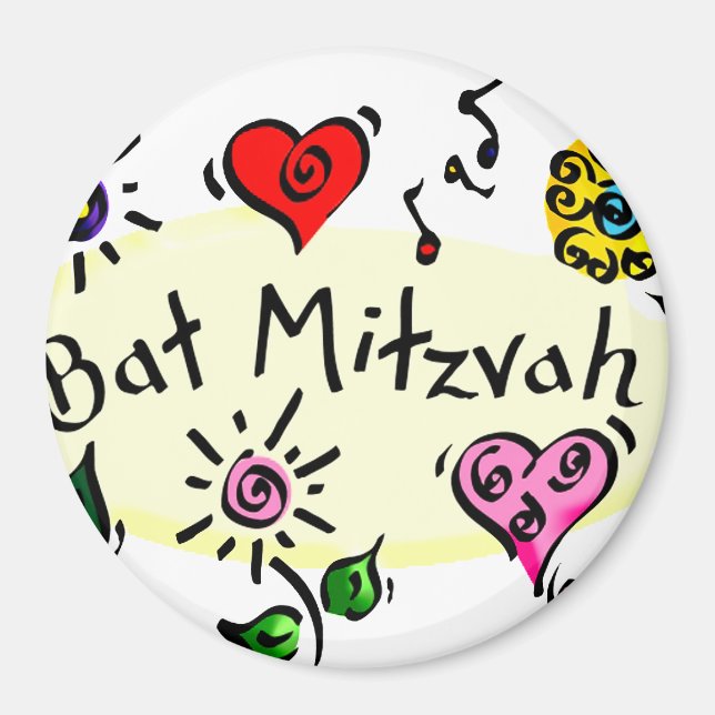 Bat Mitzvah Magnet (Front)