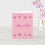 Bat Mitzvah Mazel Tov Floral 4Jennifer Card<br><div class="desc">Mazel Tov on Your Bat Mitzvah! Congratulations on your Special Day!</div>