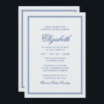 Bat Mitzvah Modern Monogram on Simple Frame Invitation<br><div class="desc">Composed of elegant serif and cursive script typography on frame.

This is designed by Select Party Supplies,  exclusive for Zazzle.

Available here:
http://www.zazzle.com/selectpartysupplies</div>