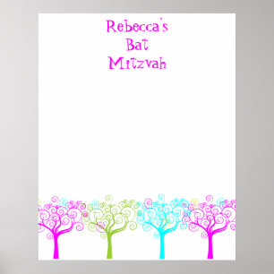 Bat Mitzvah Sign In Board