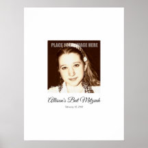 Bat Mitzvah Sign In Party Board PosterPoster
