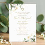 Bat Mitzvah Watercolor Invitation | Eucalyptus<br><div class="desc">Looking to take your Bat Mitzvah décor to the next level? Check out our Eucalyptus Greenery Bat Mitzvah Collection! With its lush,  natural aesthetic,  you'll create a celebration to remember. Discover tips and ideas for incorporating these stunning accents into your celebration today! ✨</div>