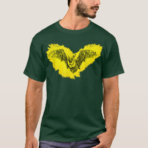 Bat Night Motif Vampire Halloween Wing flying Mamm T-Shirt