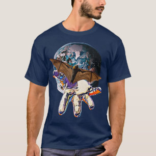 Bat Night Vampire Halloween Wing flying Mammals Ba T-Shirt