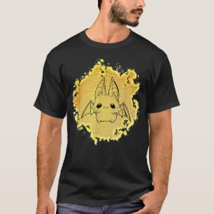 Bat Night Vampire Motif Halloween Wing flying Mamm T-Shirt
