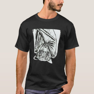 Bat Night Vampire Motif Halloween Wing flying Mamm T-Shirt
