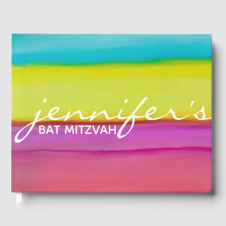 Bat or Bar Mitzvah Party Confetti Guest Book