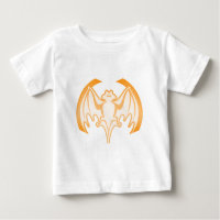 Bat Orange Inv The MUSEUM Zazzle Gifts
