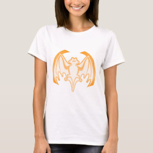 Bat Orange Inv The MUSEUM Zazzle Gifts T-Shirt
