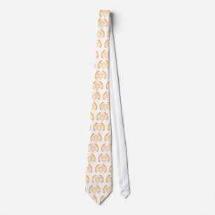 Bat Orange Inv The MUSEUM Zazzle Gifts Tie