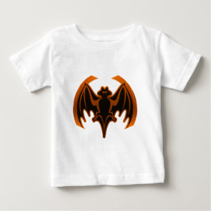 Bat Orange The MUSEUM Zazzle Gifts Baby T-Shirt