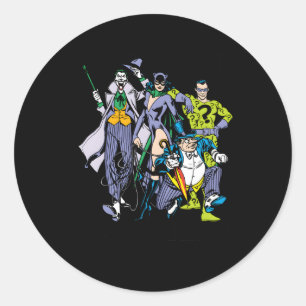 Bat Original Gangsters Classic Round Sticker