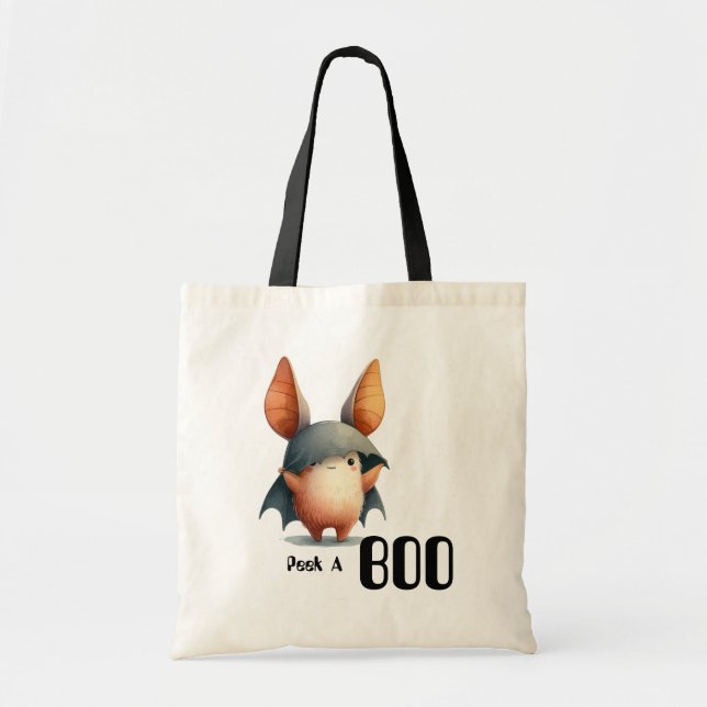Bat - Peek-a-BOO Candy Tote Bag (Front)