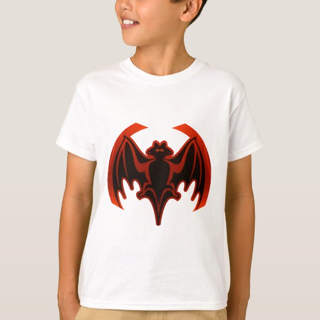 Bat Red The MUSEUM Zazzle Gifts T-Shirt (Front)