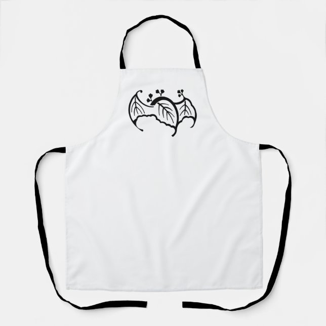 Bat shaped paulownia apron (Front)