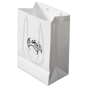 Bat shaped paulownia medium gift bag