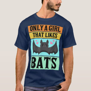 Bat Shirt For Girls Kids Women Bat Lovers