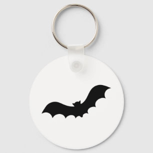 Bat Silhouette Key Ring