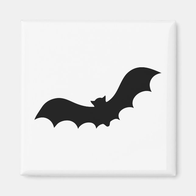 Bat Silhouette Magnet (Front)