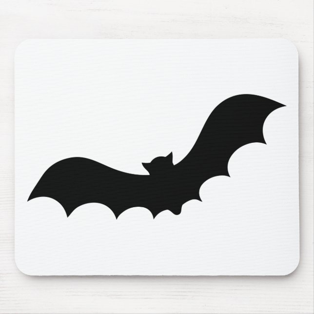 Bat Silhouette Mouse Pad (Front)