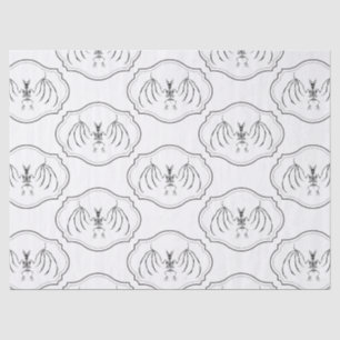 Bat Skeleton Goth Spooky  Tissue Paper